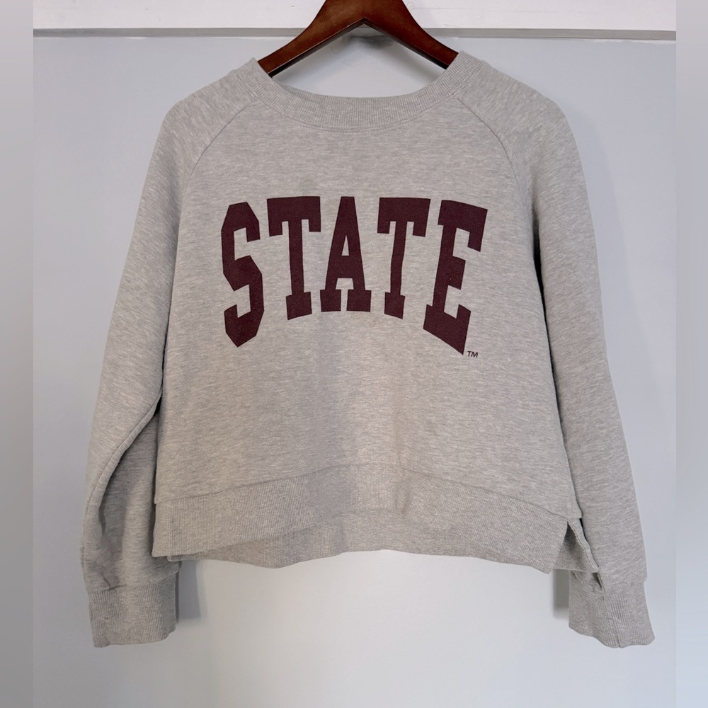 Mississippi State Cropped Crewneck